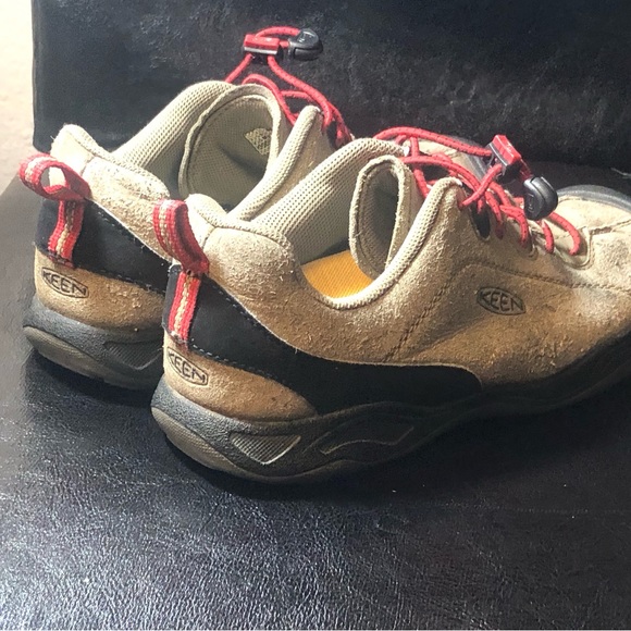KEEN 1015205 Women’s Tan Cream Suede Hiking Climbing Shoes Size 5.5 - Picture 6 of 11